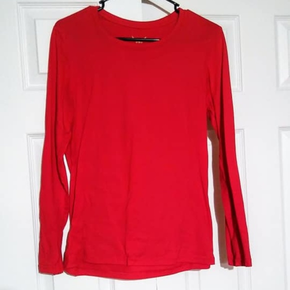 Red long sleeve shirt - Picture 1 of 3